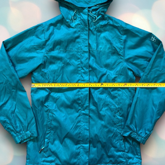 Swiss Alps Women’s Blue Teal Lightweight Windbreaker Jacket Size S - Picture 3 of 5